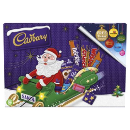 Picture of  Christmas Cad Selection Box MED Santa 150gx8